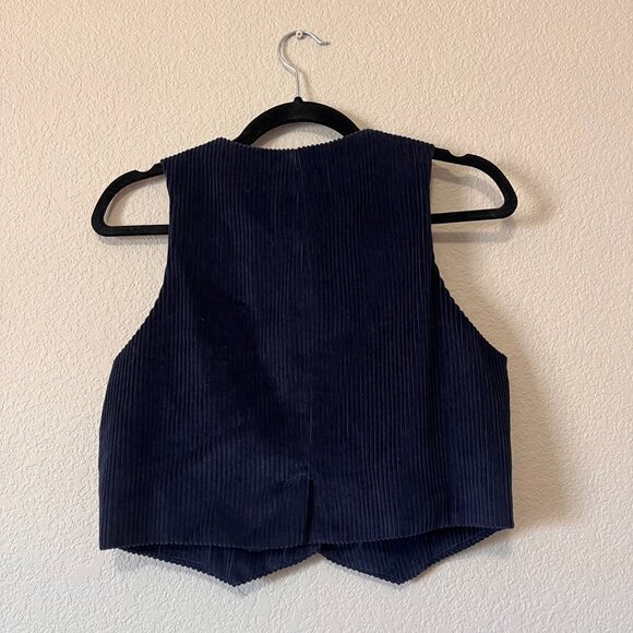 DONNI. Corduroy Cropped Vest - Picture 6 of 7